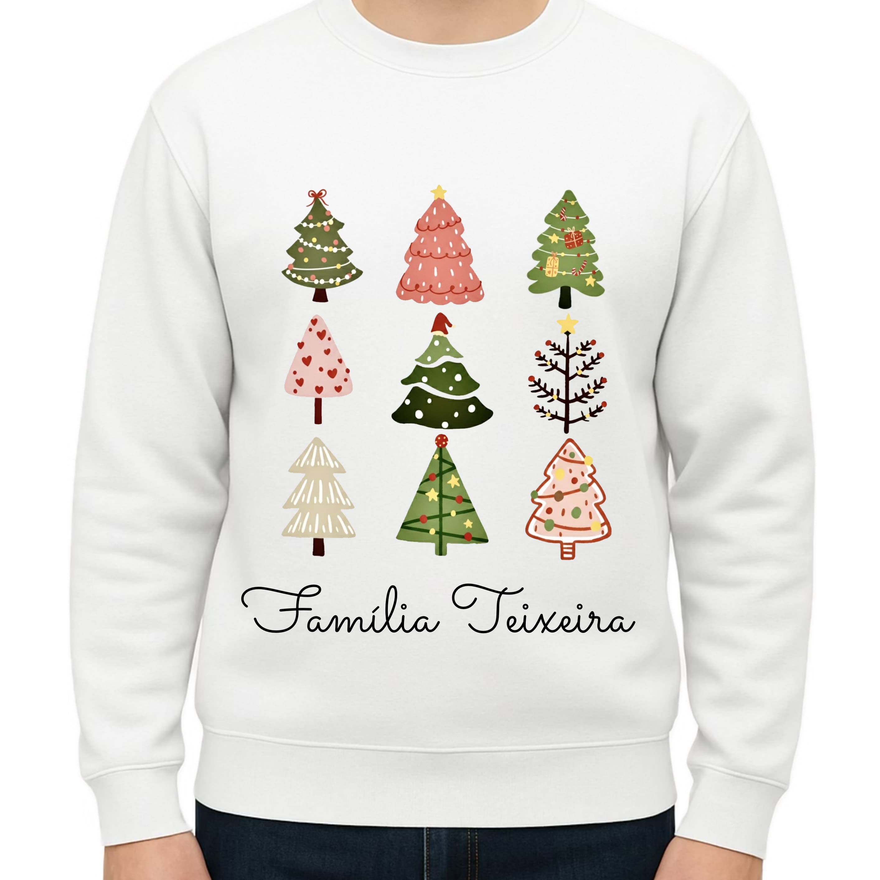Sweat árvores de Natal