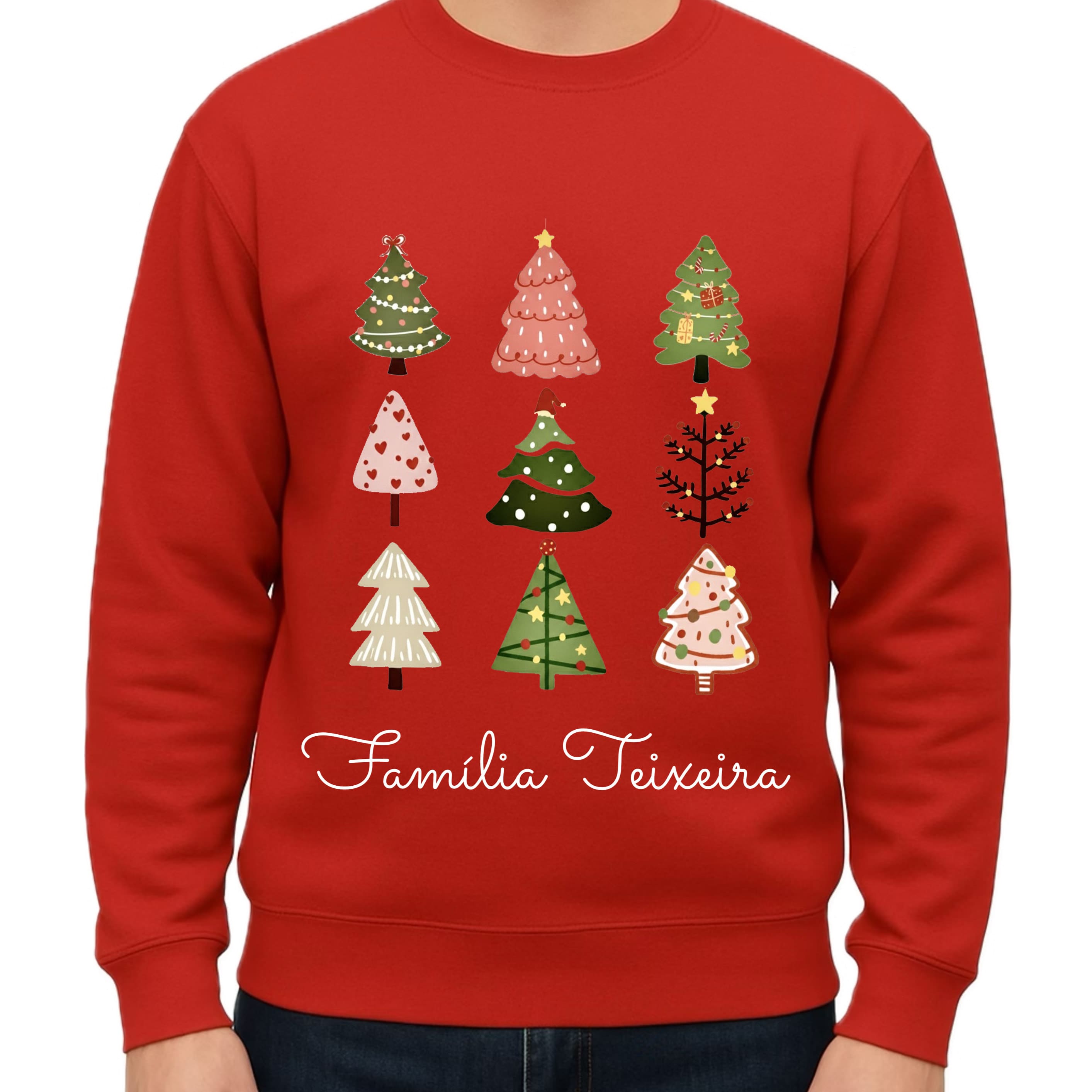 Sweat árvores de Natal