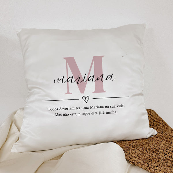 Almofada com dedicatória