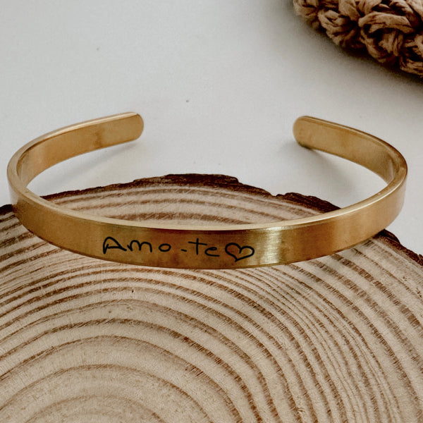 Bracelete 6mm dourada