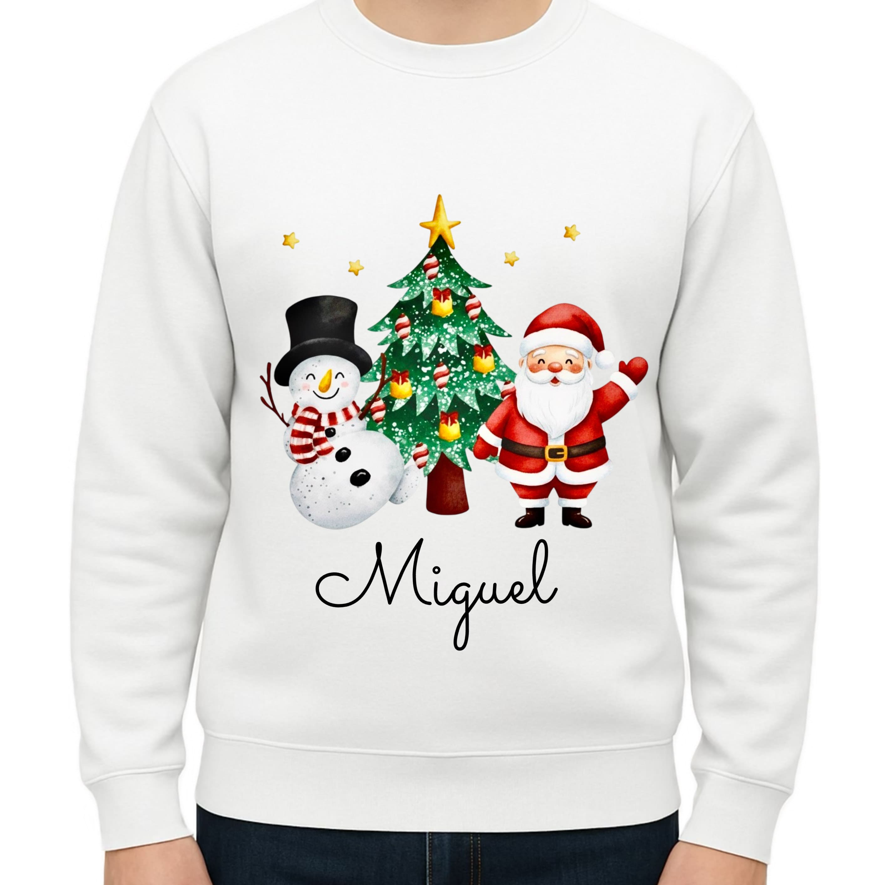 Sweat bonecos de Natal