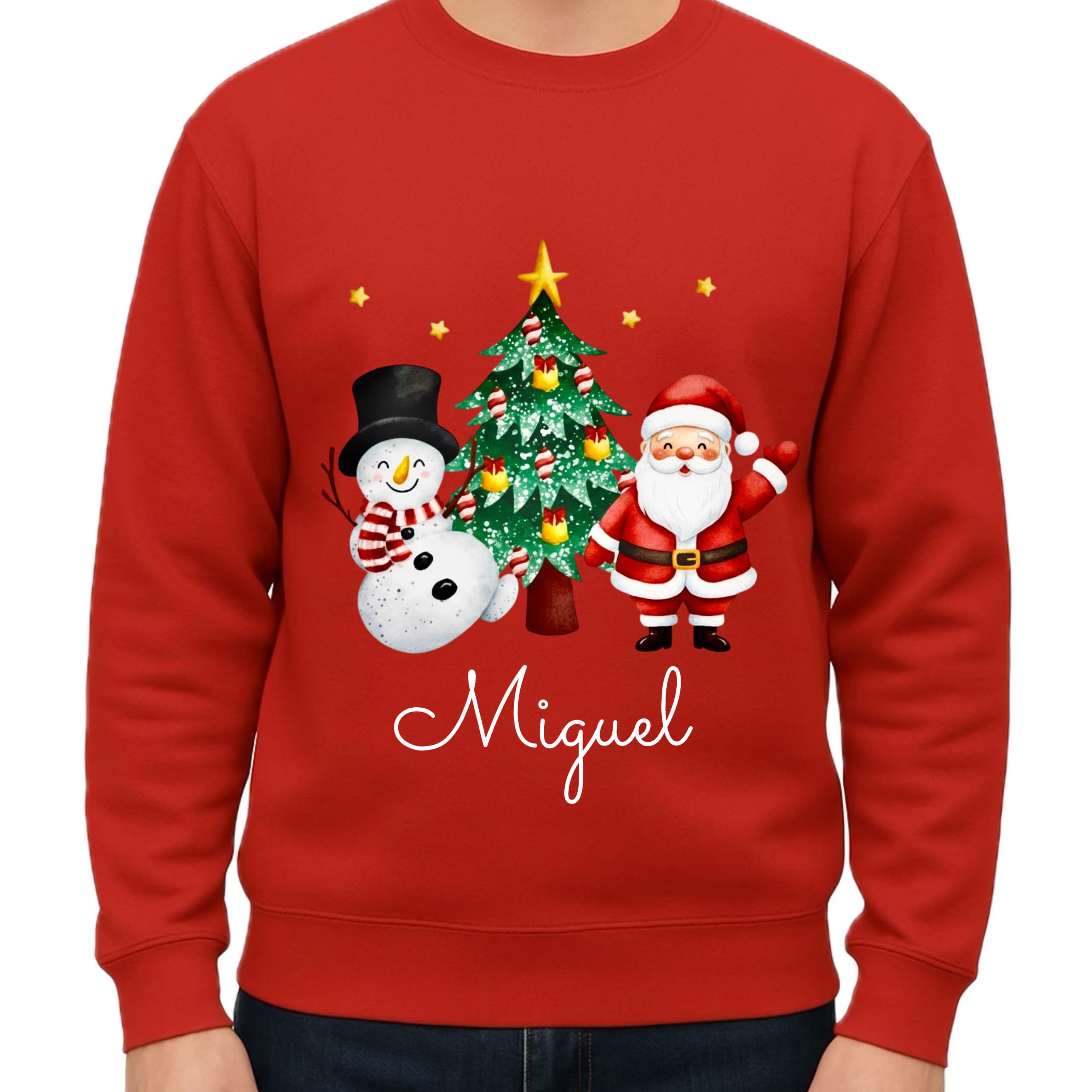 Sweat bonecos de Natal