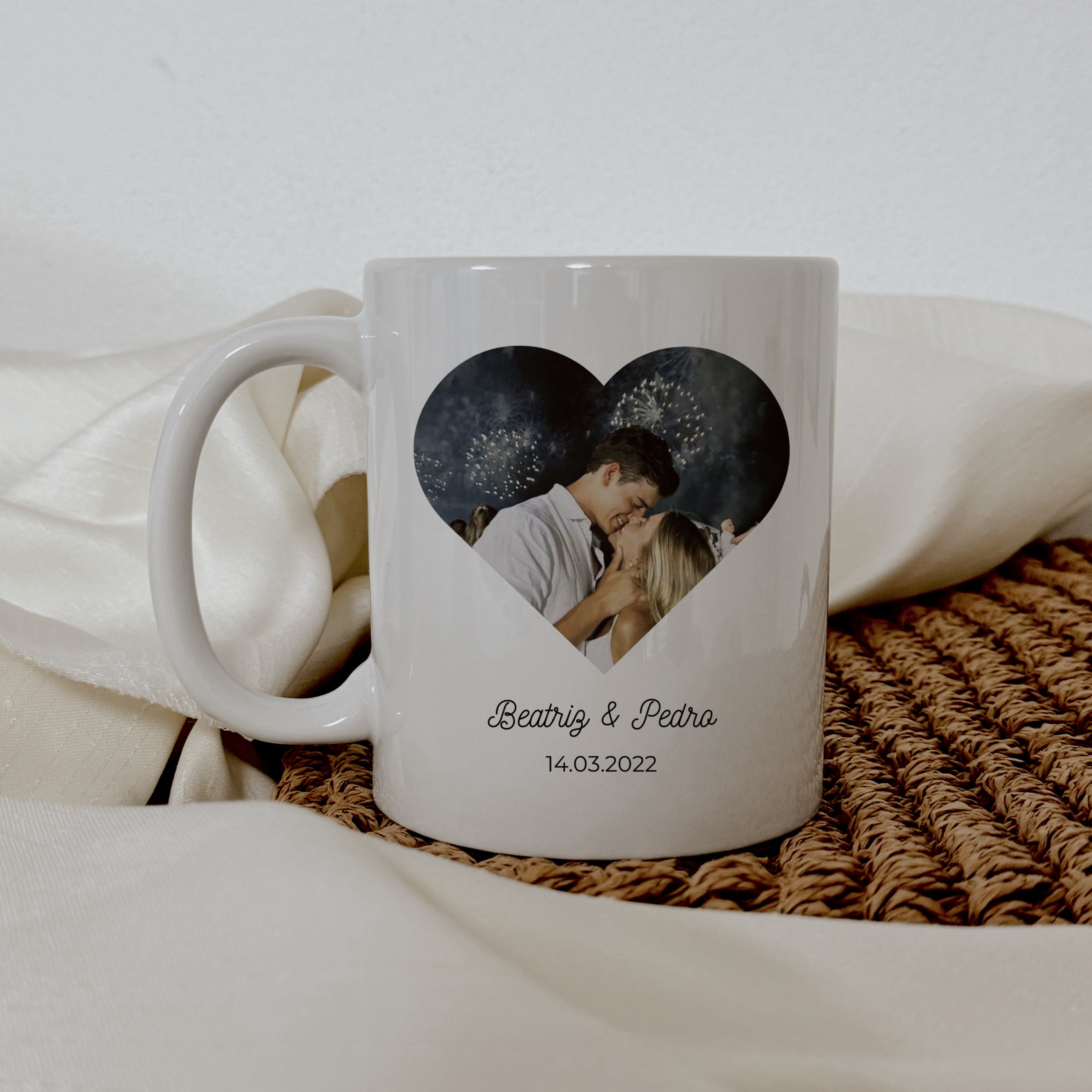 Caneca com coração