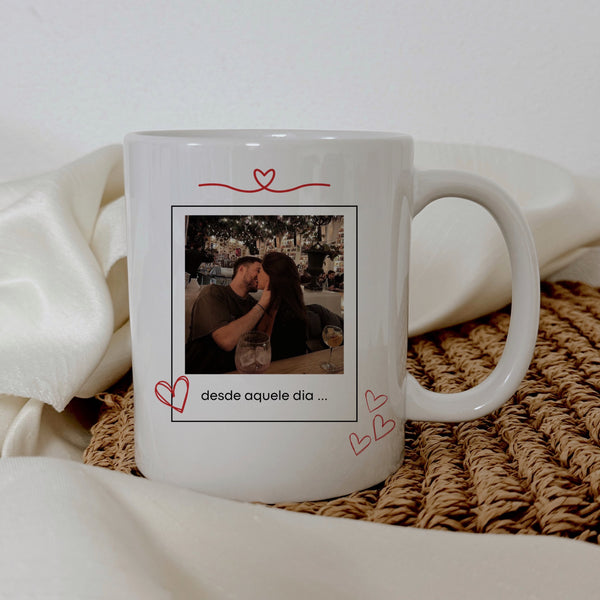 Caneca com data e foto