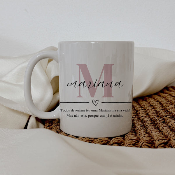 Caneca com dedicatória