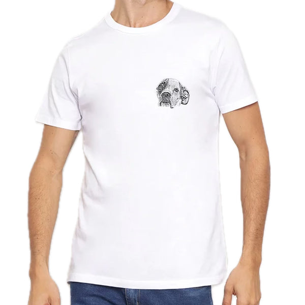 T-shirt esboço pequeno